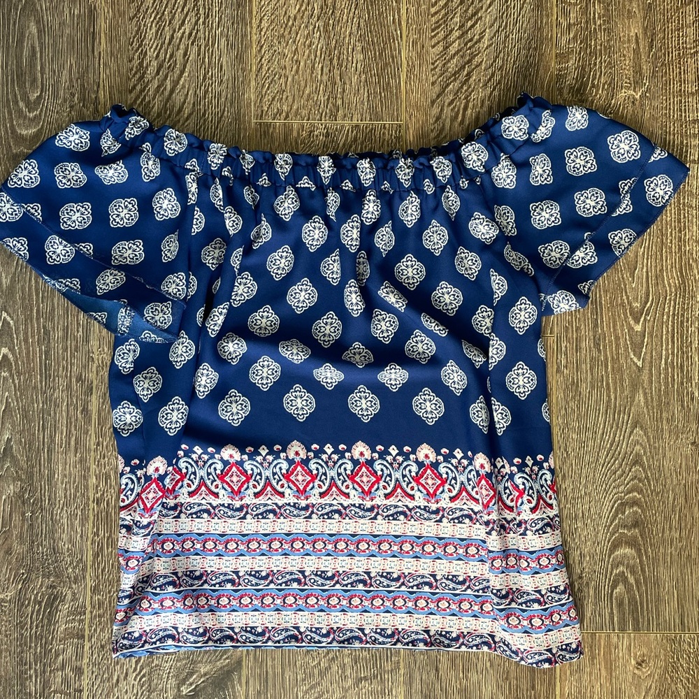 Off the shoulder shirt